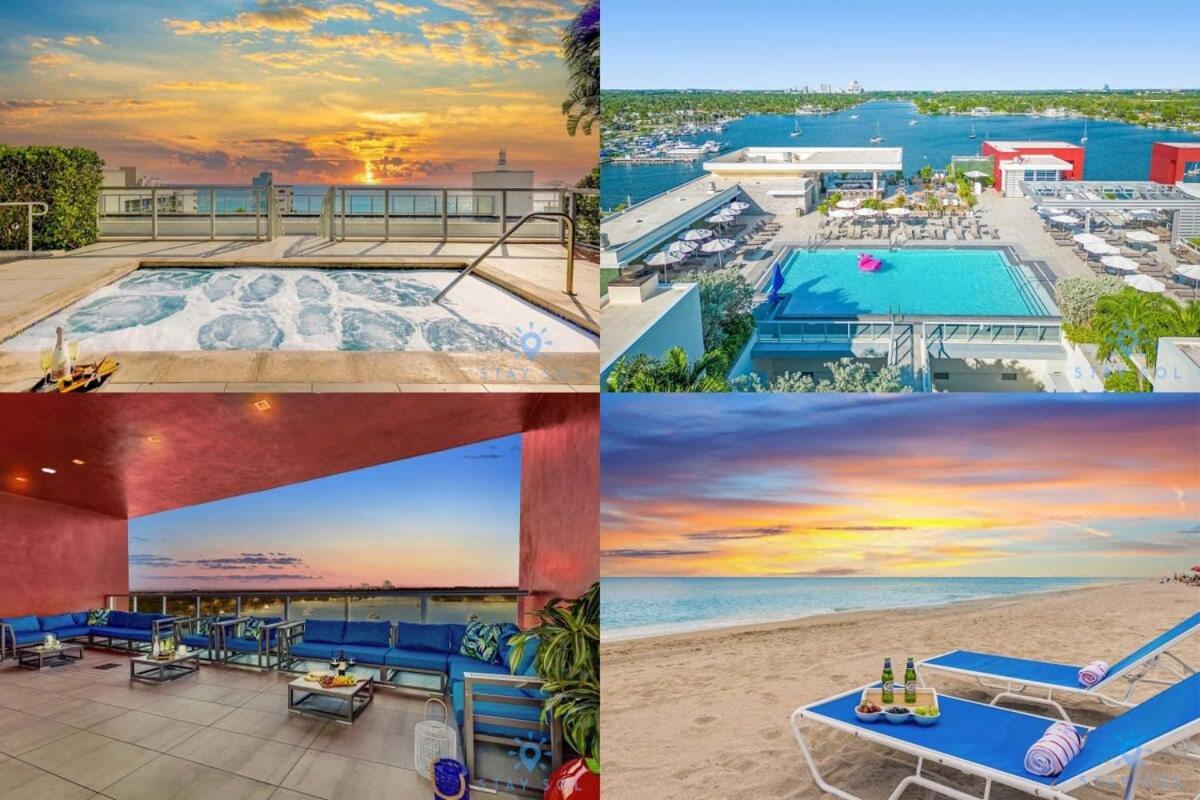 Best Stay - Rooftop Pool & Hot Tub - Hollywood Beach Zewnętrze zdjęcie